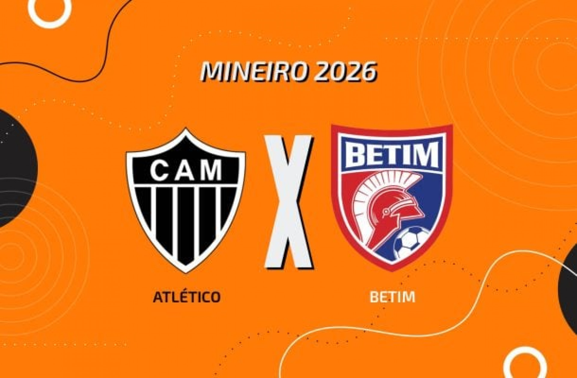 Atl&eacute;tico-MG x Betim, AO VIVO, com a Voz do Esporte, &agrave;s 16h30