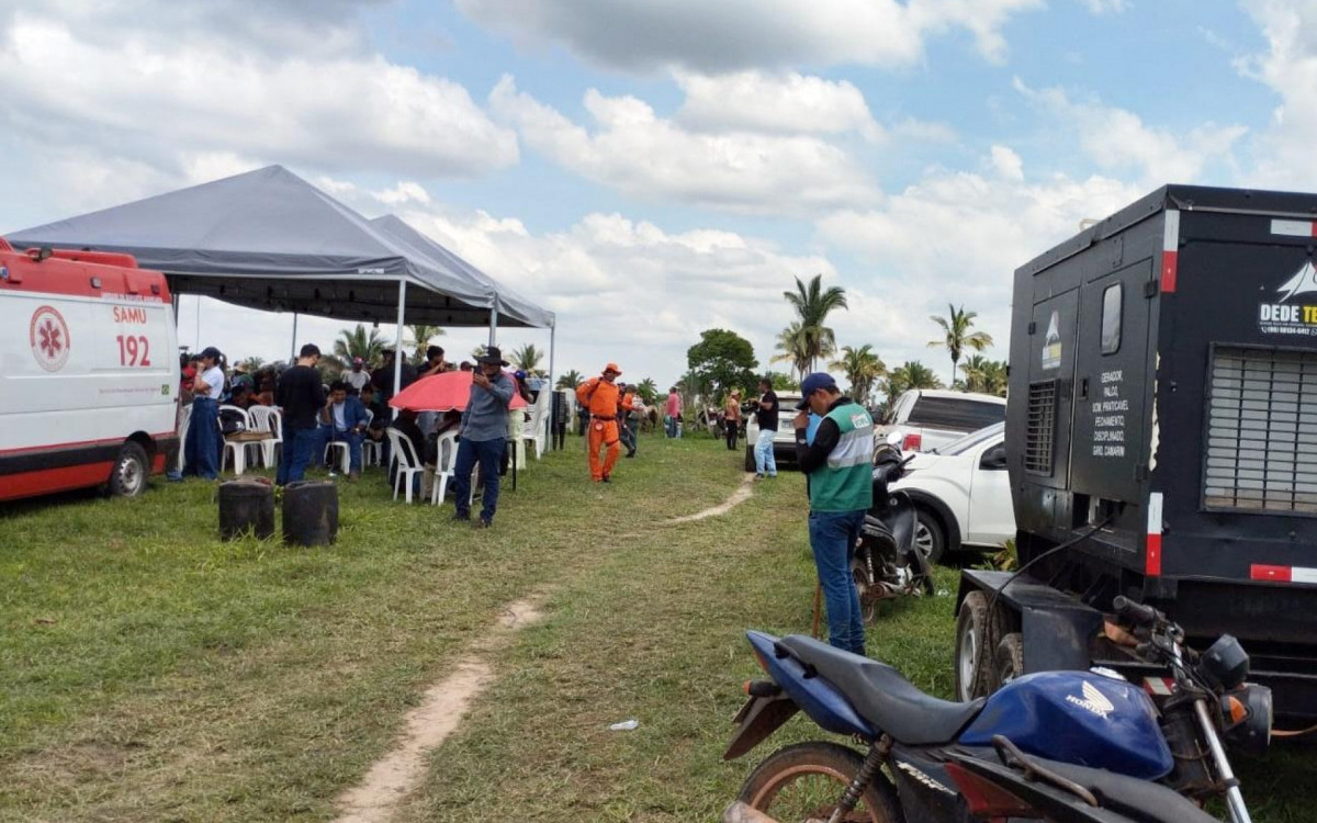 Operação conta com o apoio de militares que estavam de férias, de folga, entre outras condições -  Divulgação/ Prefeitura de Bacabal