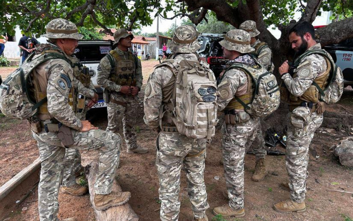 Operação conta com o apoio de militares que estavam de férias, de folga, entre outras condições -  Divulgação/ Prefeitura de Bacabal
