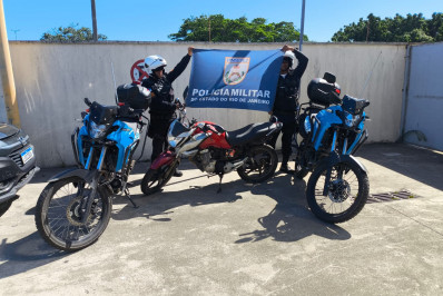 Olho atento da PM leva à recuperação de moto furtada em Rio das Ostras