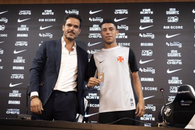 Apresentado, Johan Rojas exalta o Vasco e sonha com Copa do Mundo: 'Meu objetivo'