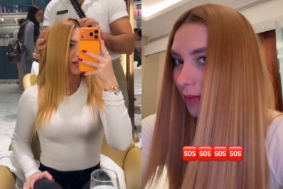 Virginia Fonseca gasta R$ 4 mil em salão de Dubai e suspeita de tratamento errado: 'Desespero'