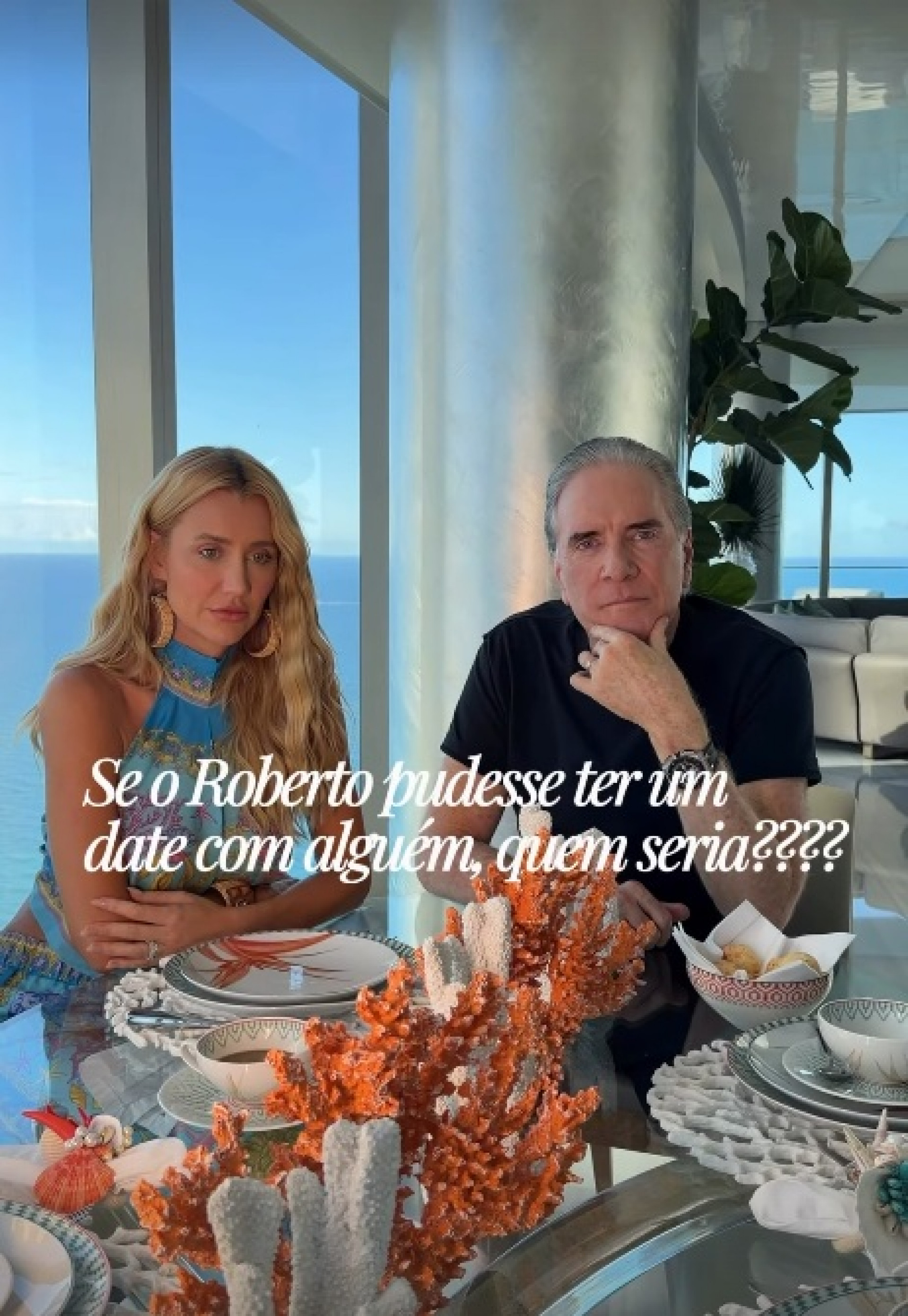 Roberto Justus e Ana Paula Siebert respondem perguntas de seguidores - Reprodução / Instagram