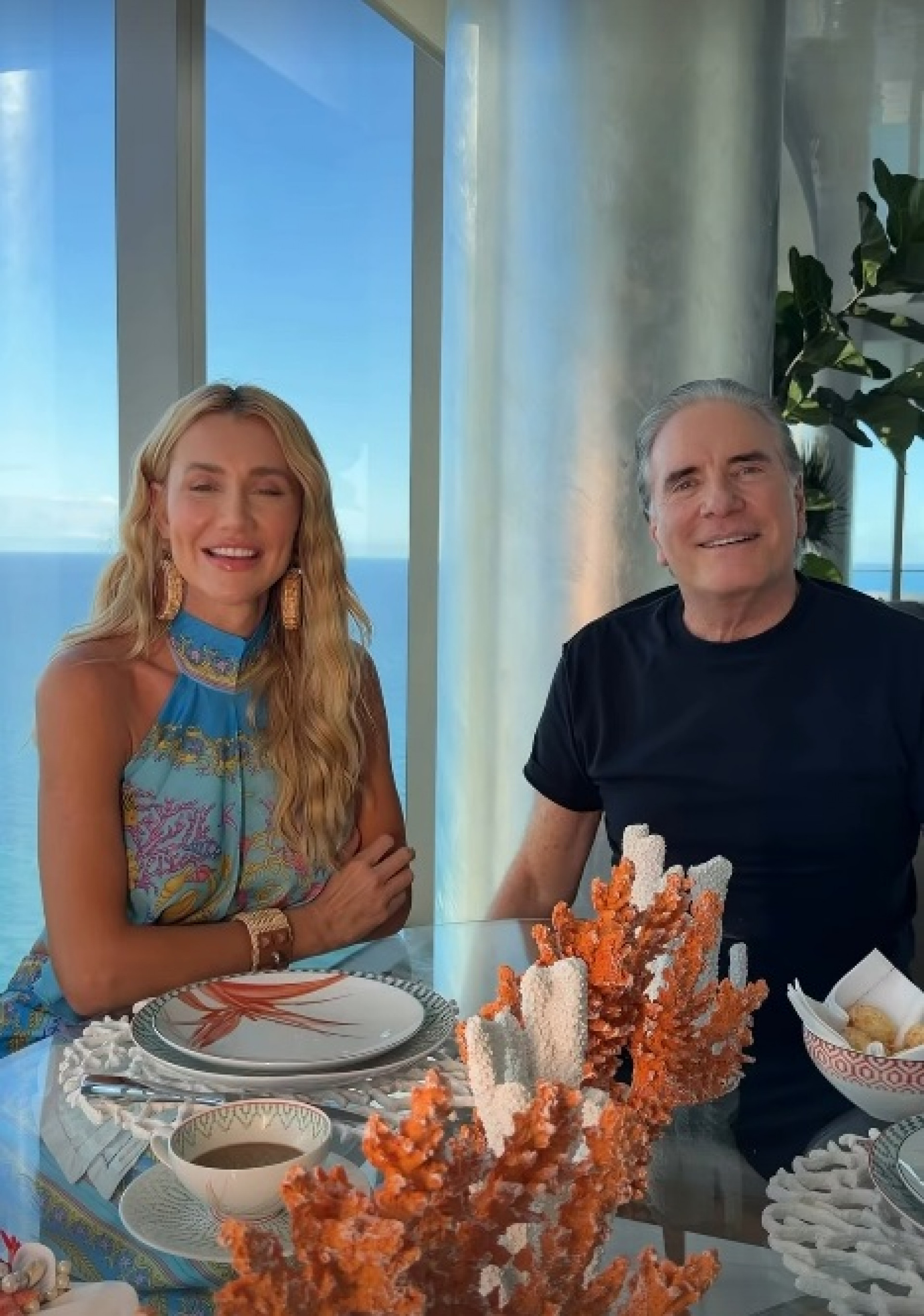 Roberto Justus e Ana Paula Siebert respondem perguntas de seguidores - Reprodução / Instagram