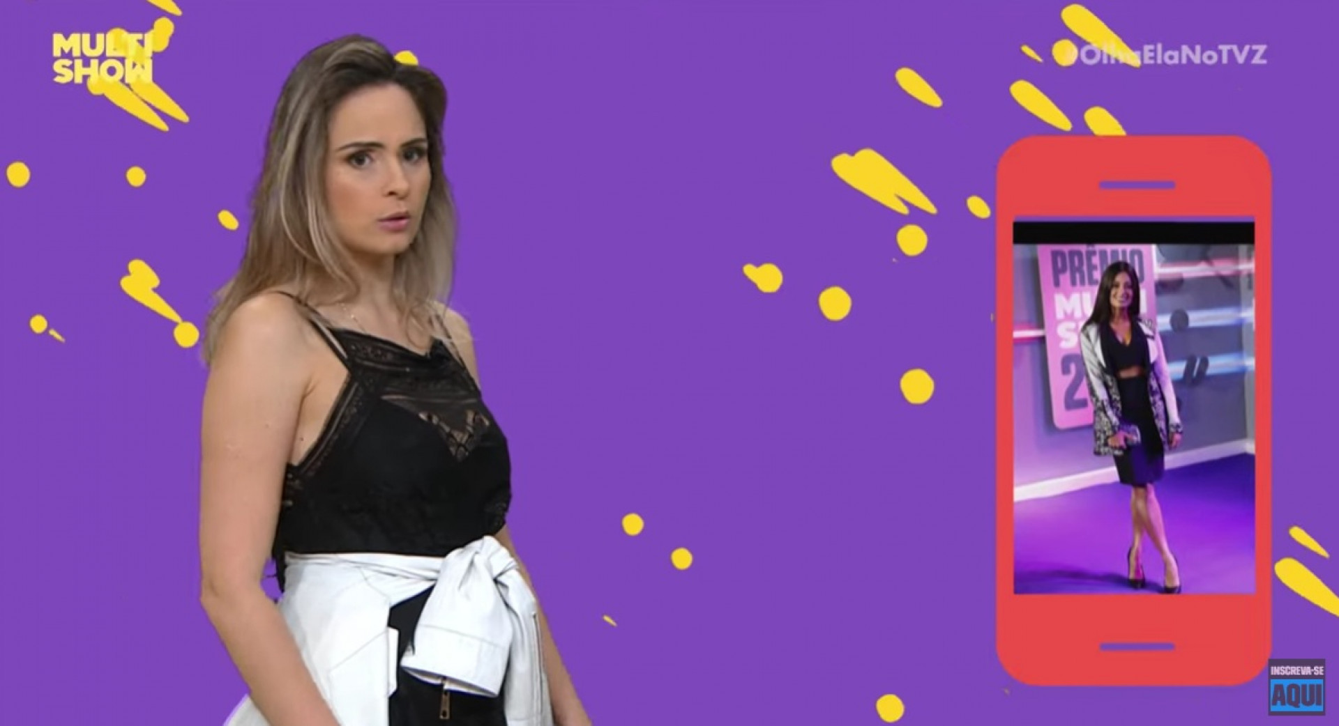 Ana Paula Renault comenta roupa de Aline Campos - Reprodução / YoutTube