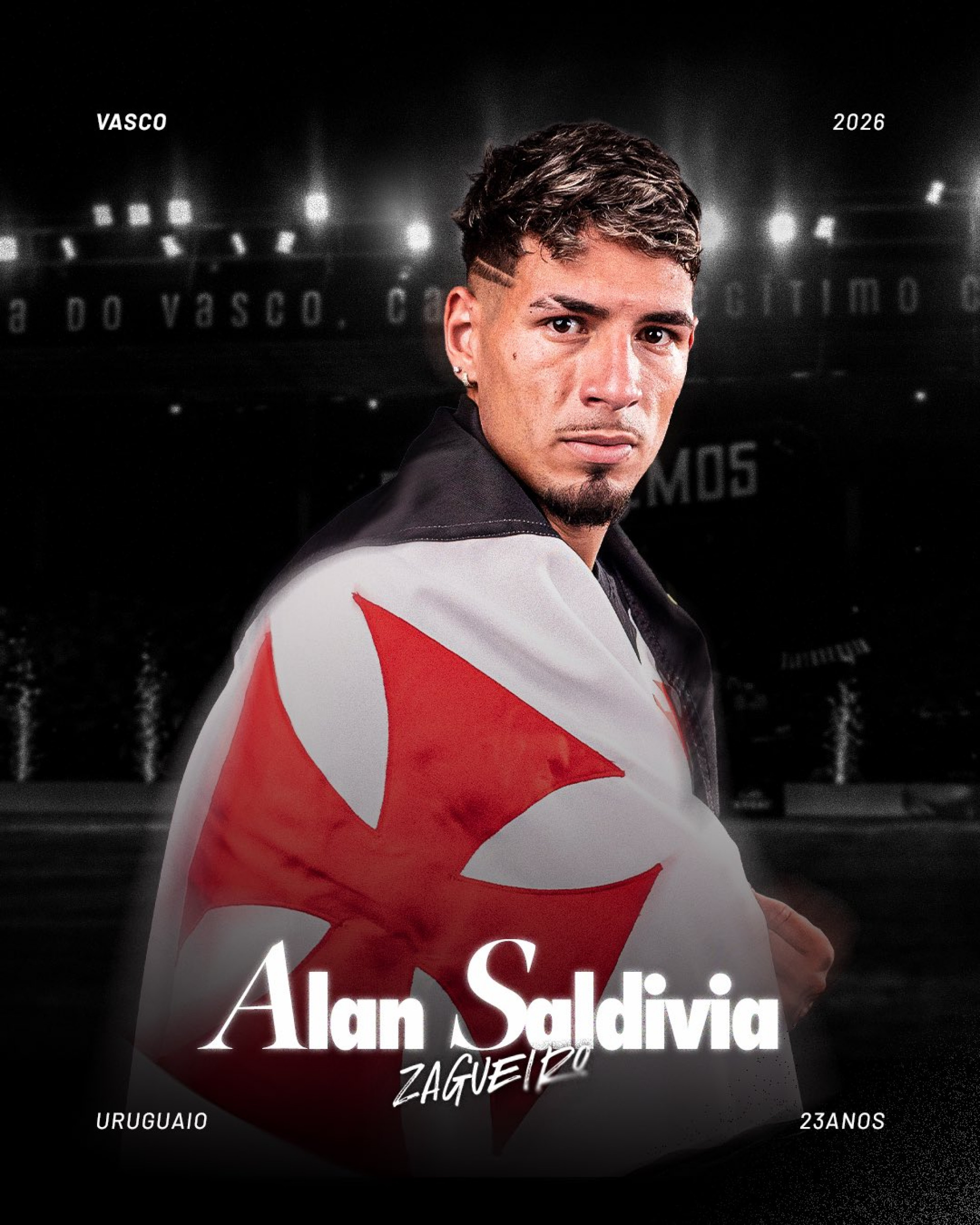 Alan Saldivia foi anunciado pelo Vasco