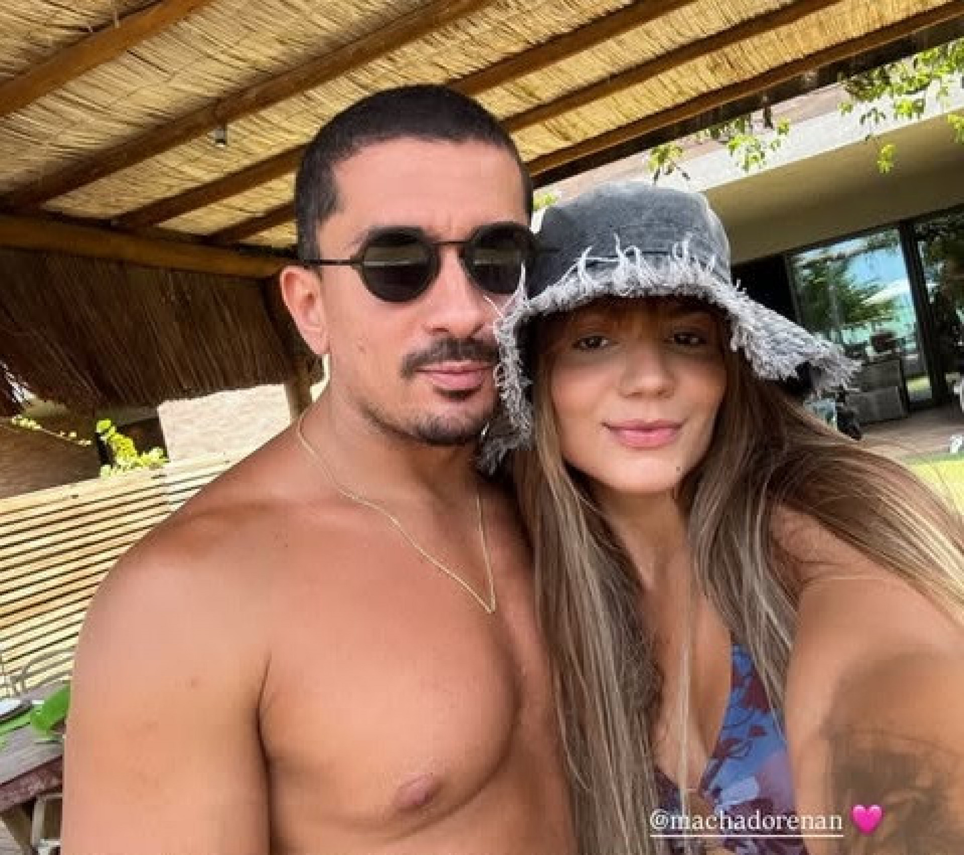 Renan Machado e Hariany Almeida  - Reprodução/Instagram 