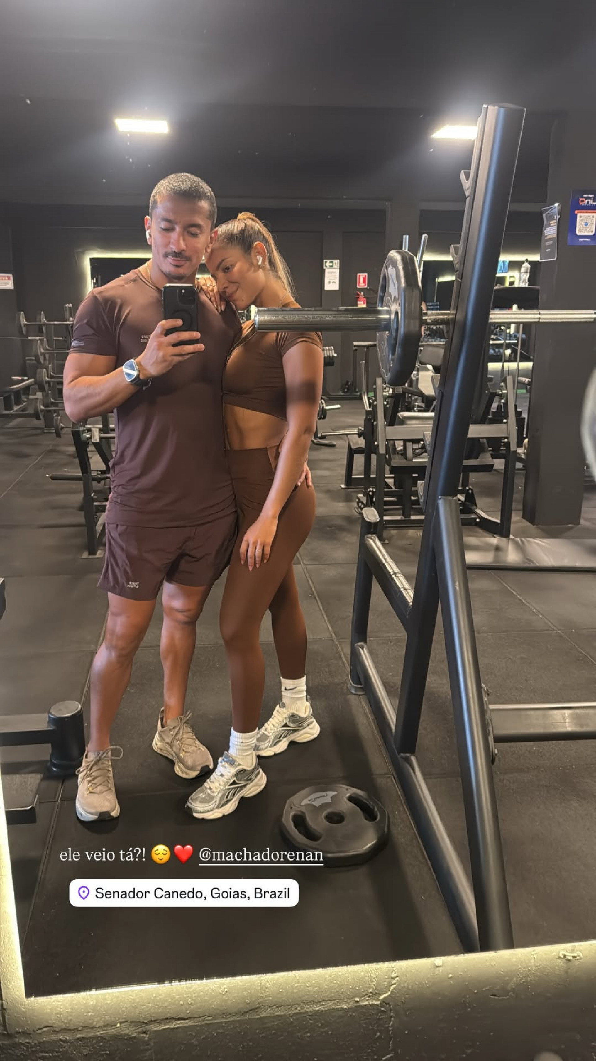 Renan Machado, irm&atilde;o de Anitta, visitou cidade natal de Hariany Almeida  - Reprodu&ccedil;&atilde;o/Instagram 