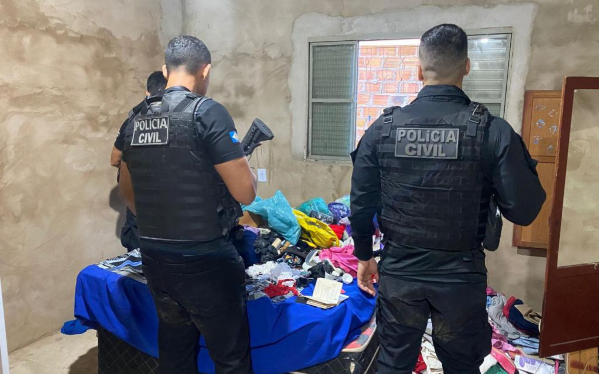 Material apreendido na ação será analisado para subsidiar novos procedimentos - Divulgação/ Polícia Civil