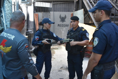Guarda Municipal de Maricá participa de treinamento com a Polícia Militar