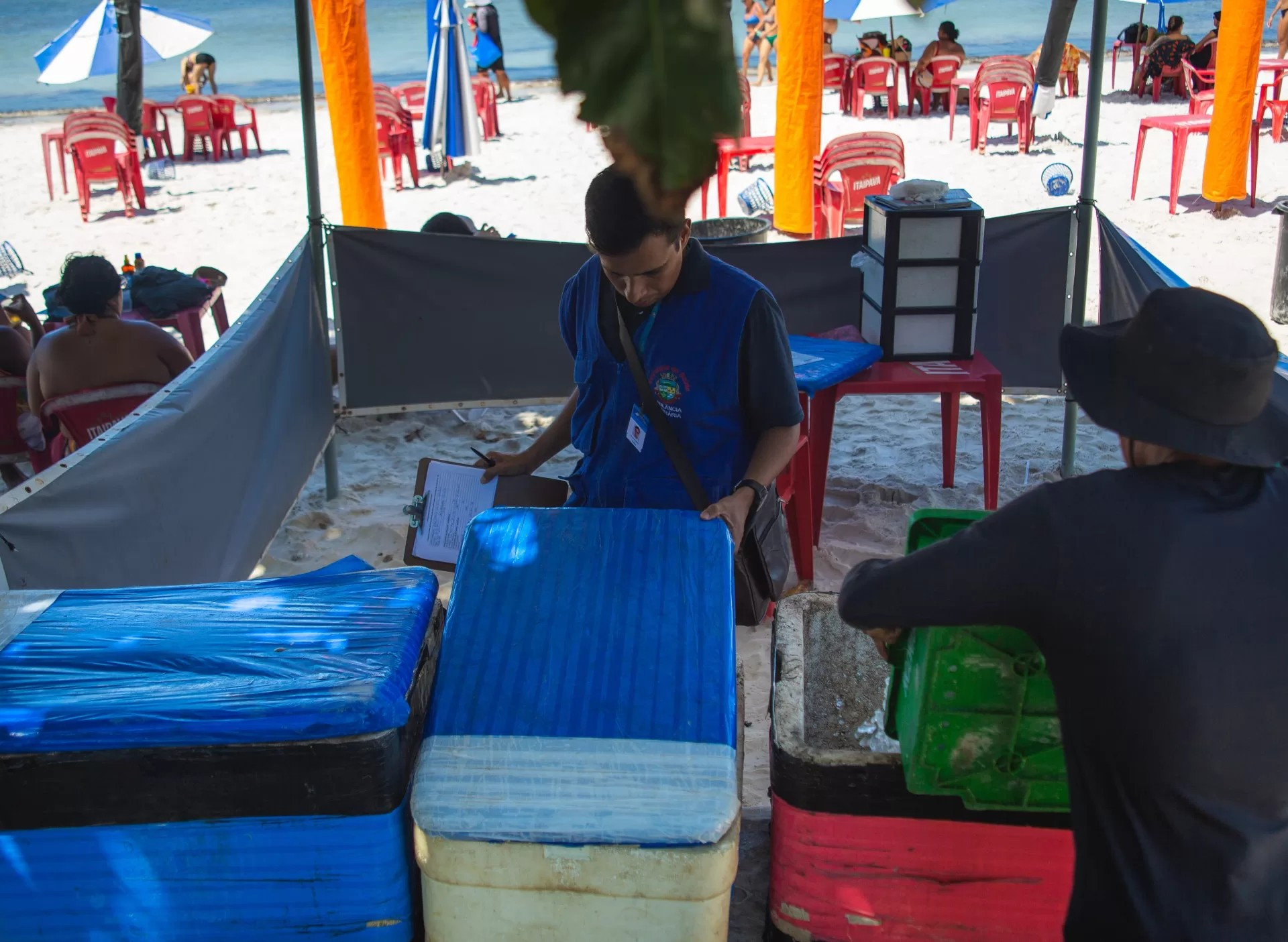 Fiscalização em barracas e carrinhos  - Ascom