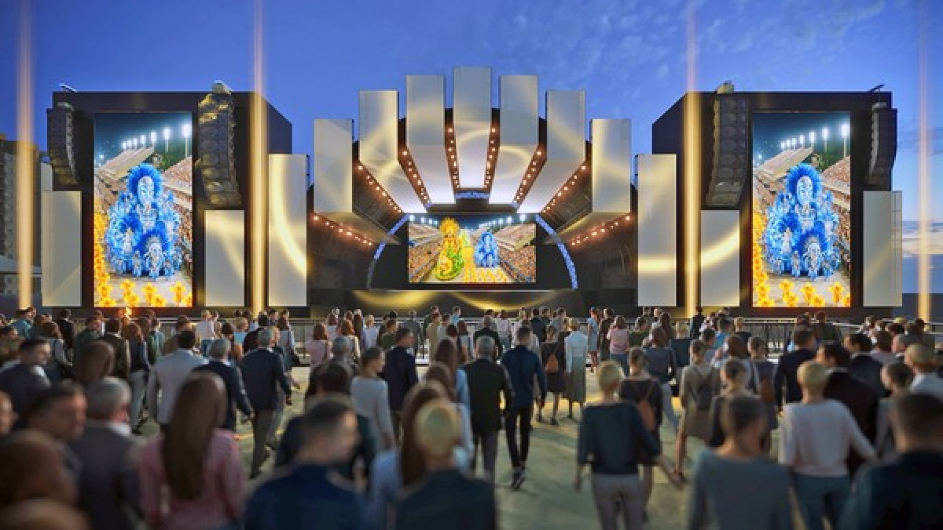 Visão do público para o palco - Divulgação