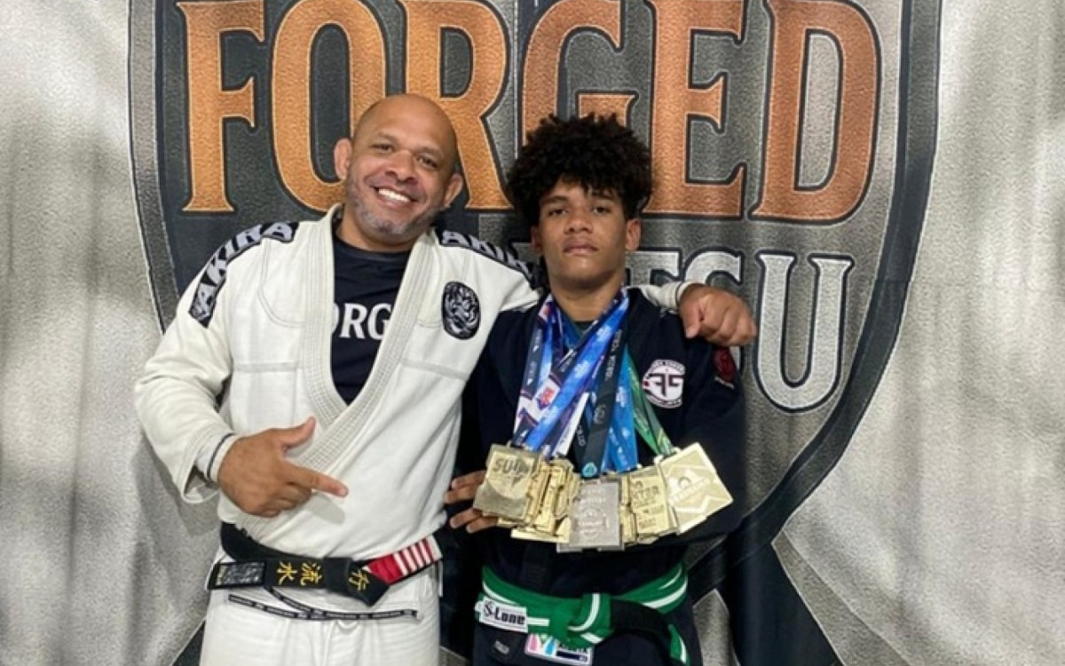 Lorenzo, da Forged JJ, foi um dos vencedores da bolsa Atleta Mineirinho Gold Team