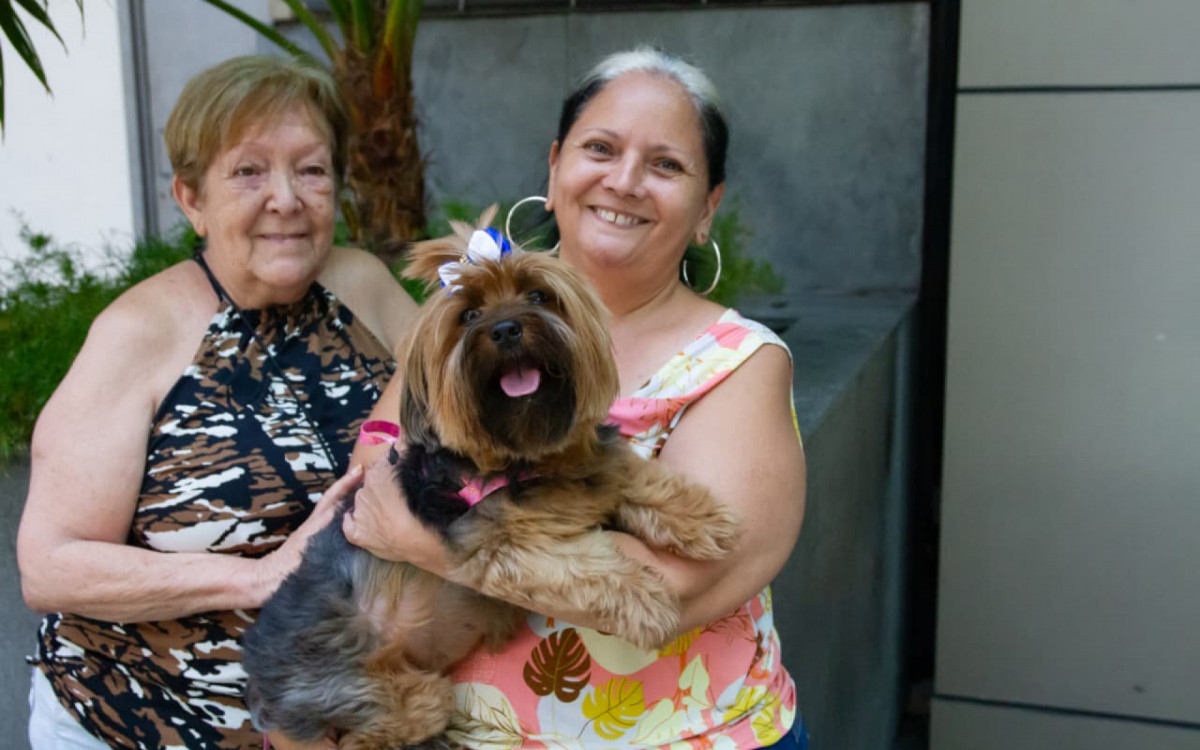 Noemi Netto, 77 anos, e Val&eacute;ria Cristina, 56, s&atilde;o frequentadoras ass&iacute;duas do Shopping Tijuca