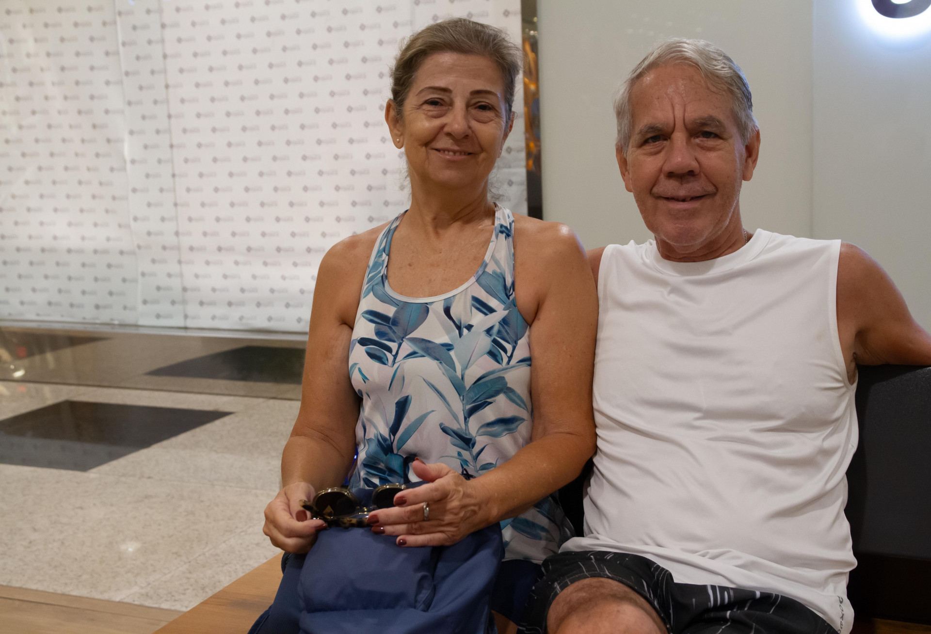 Casal de frequentadores do Shopping Tijuca - &Eacute;rica martin/Ag&ecirc;ncia O Dia