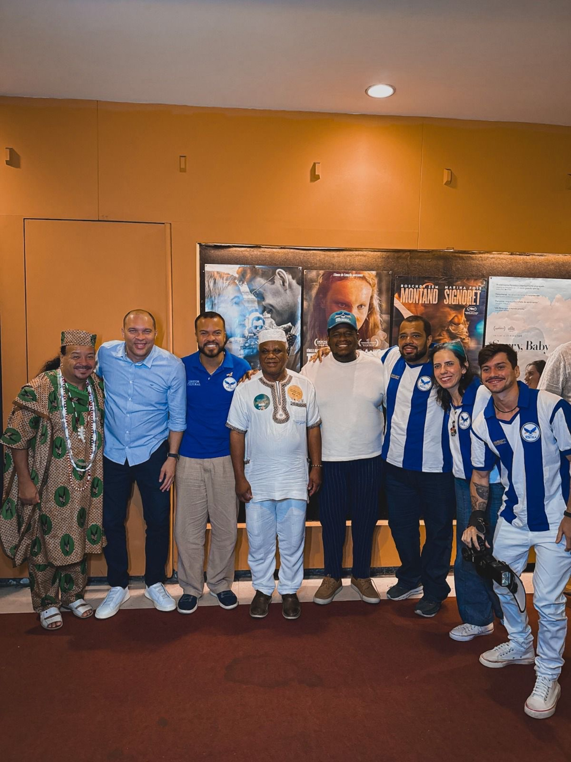 Diretoria da Portela e lideran&ccedil;as religiosas participaram da sess&atilde;o especial - Pedro Fernandes / Divulga&ccedil;&atilde;o