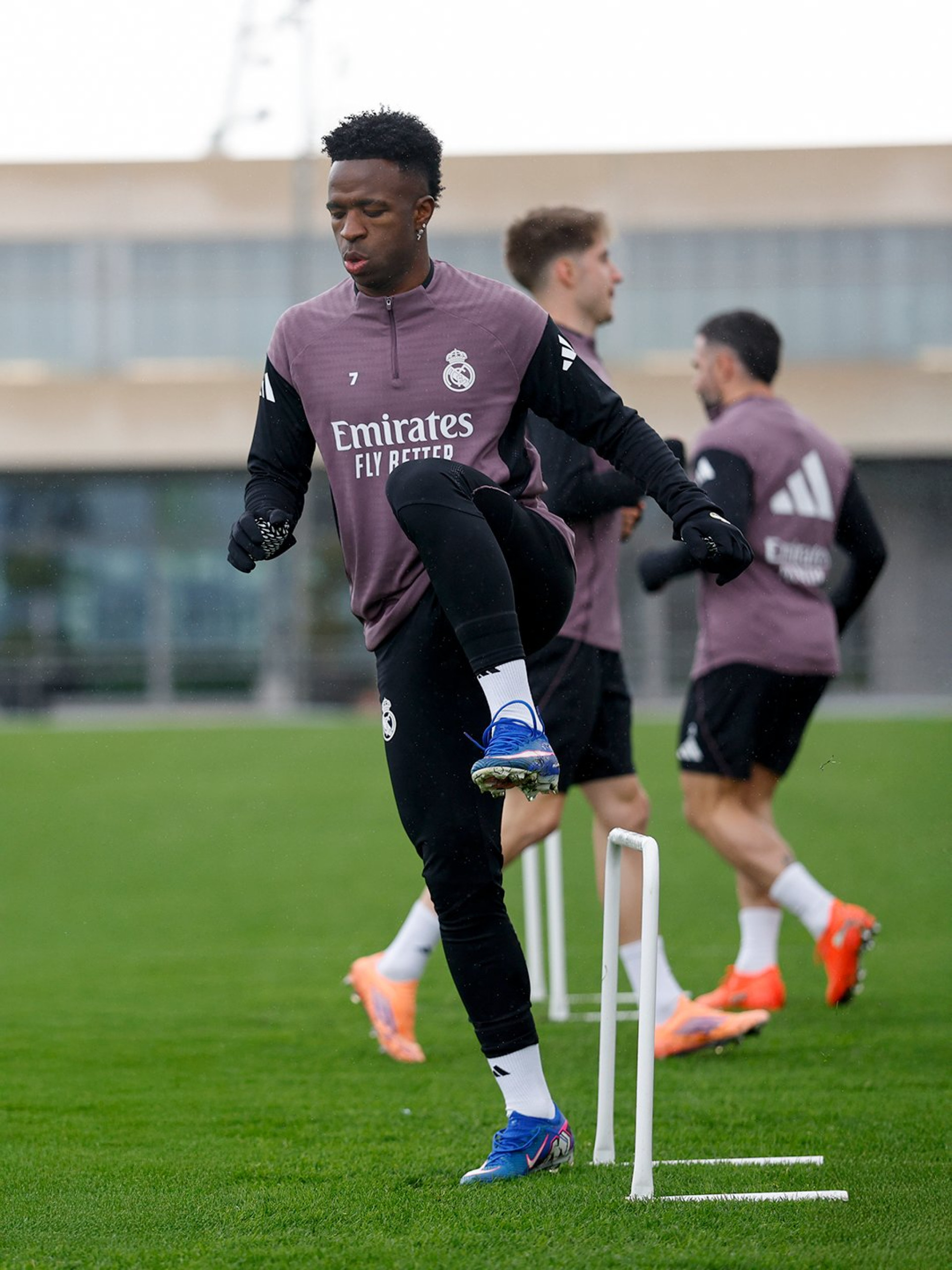 Vini Jr em treino do Real Madrid - Divulgação / Real Madrid