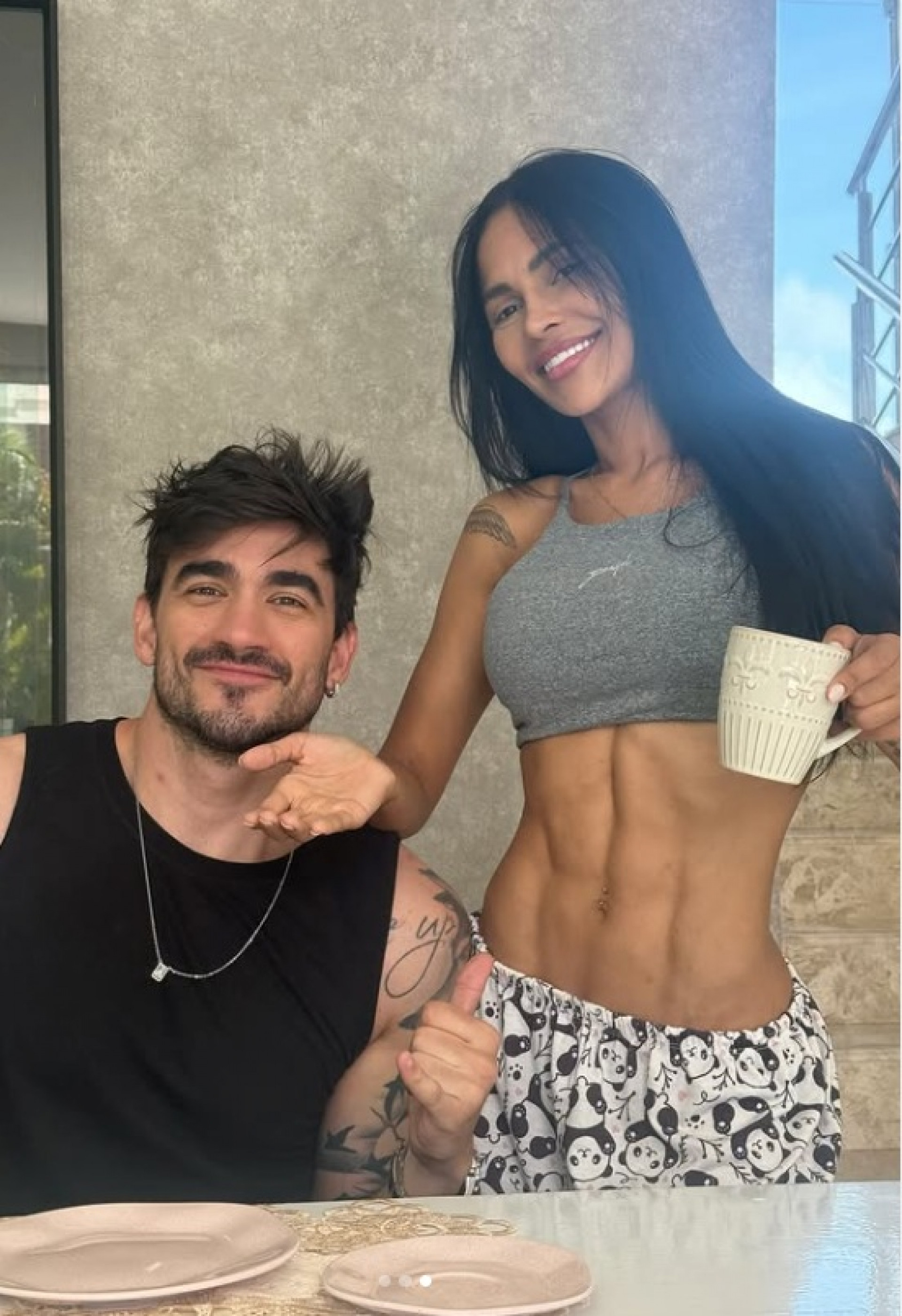 Gui Napolitano e Flay - Reprodução / Instagram