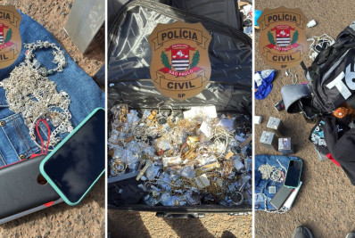 Dupla que fez furto milionário em joalheria no interior de SP é presa em rodovia de MG