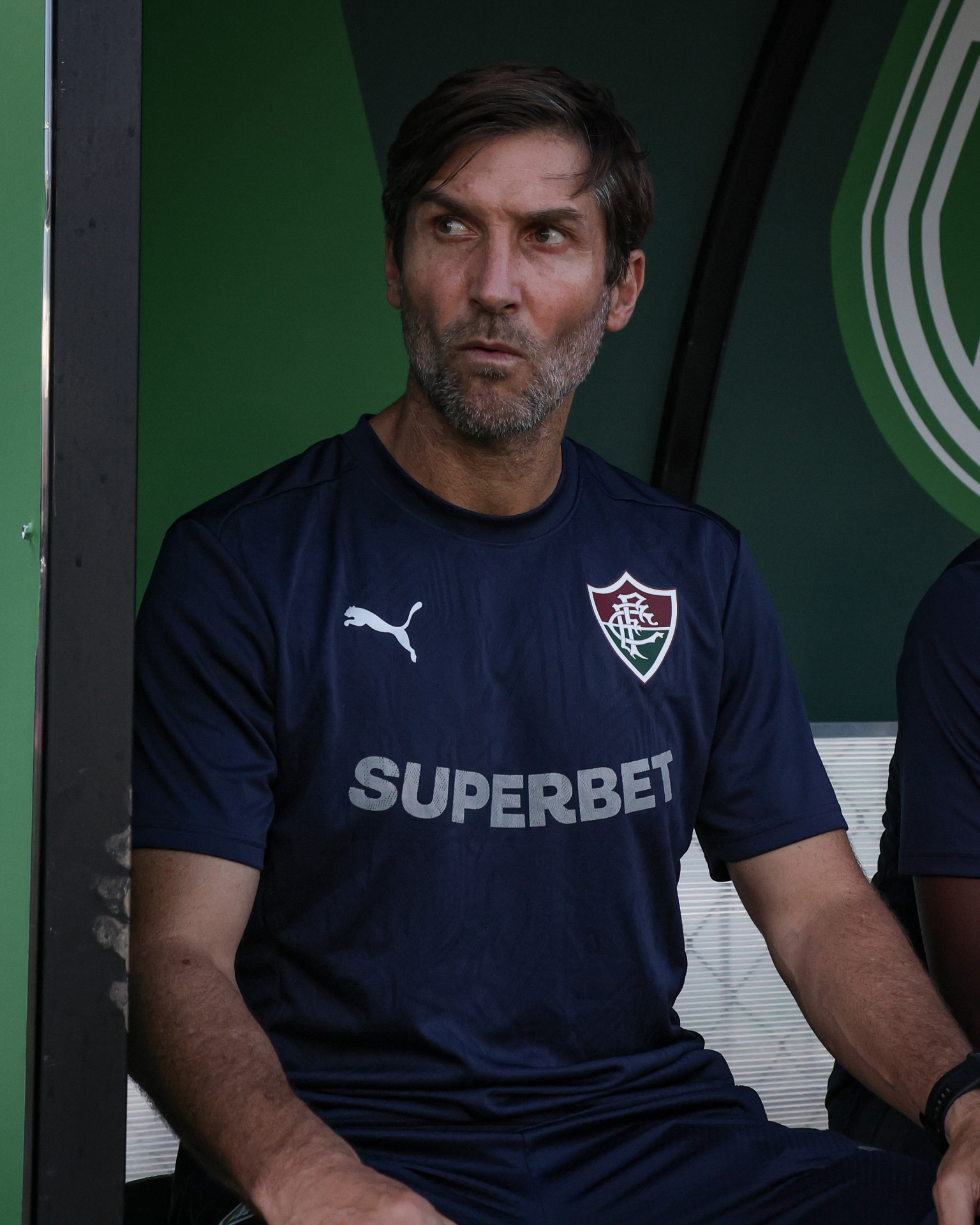 O auxiliar Maxi Cuberas foi o t&eacute;cnico interino do Fluminense mais uma vez - Marcelo Gon&ccedil;alves / Fluminense FC)