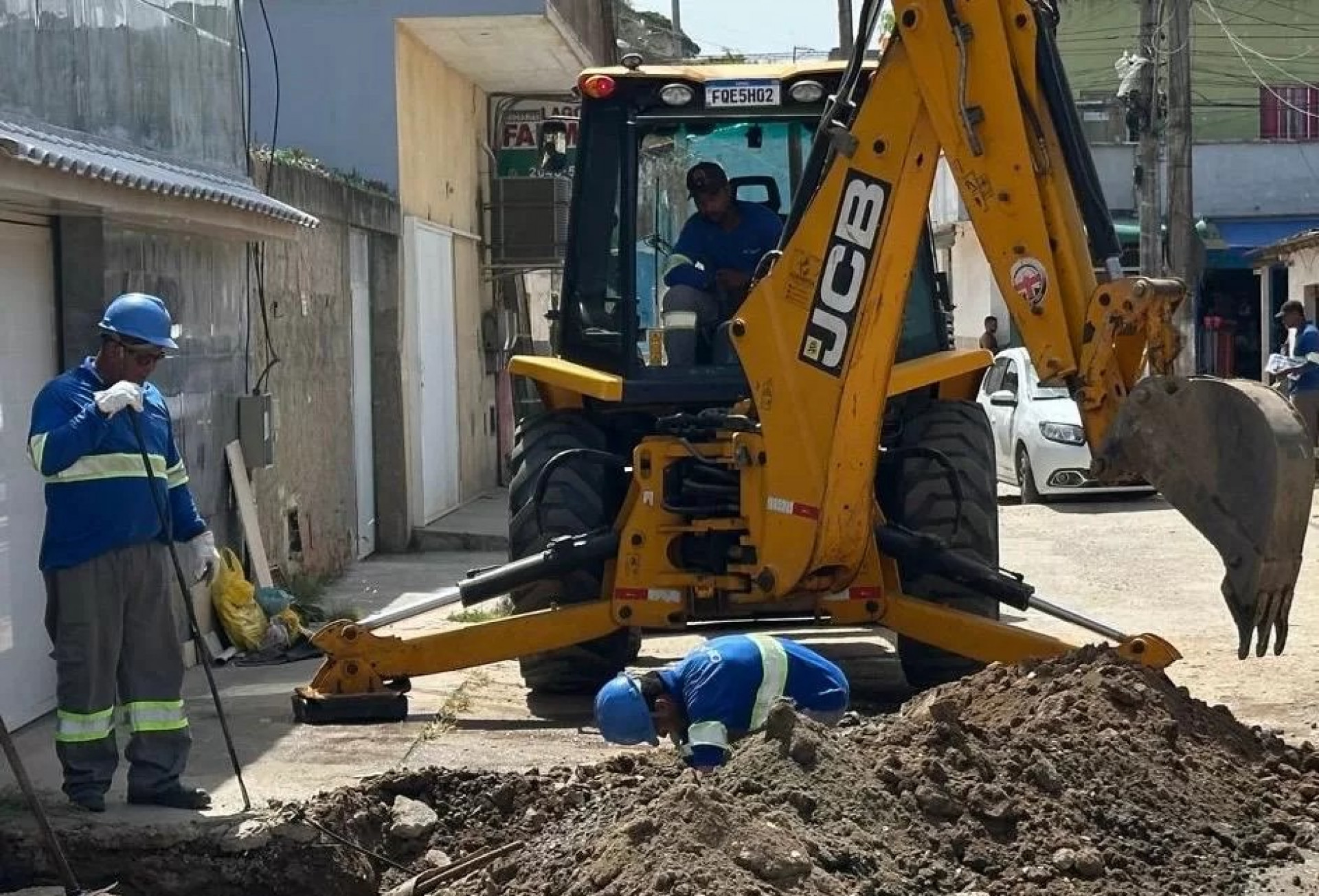 Inea deflagra ponto de furto de &aacute;gua  - Ascom