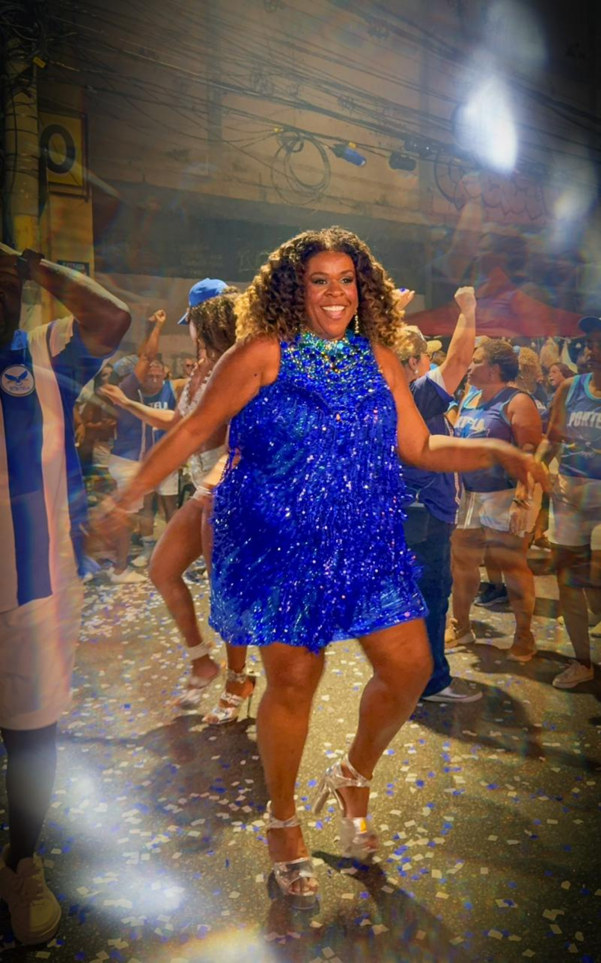 Cacau Protásio participa do ensaio de rua da Portela - Mariana Machado / Divulgação