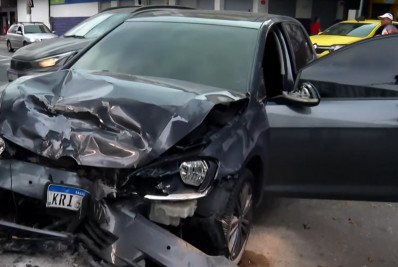 Colisão deixa policial militar e outro homem feridos em Niterói
