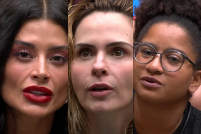 Aline Campos, Ana Paula Renault e Milena estão no paredão 