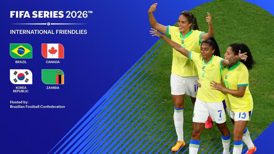 Fifa confirma Brasil entre as seleções de torneio amistoso