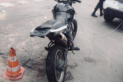 Polícia apreende moto com sinais de adulteração em Areal