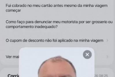 Motorista de aplicativo é acusado de aplicar golpe e cobrar mais de R$ 1,4 mil em viagem de idosa em Cabo Frio