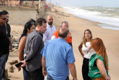 Erosão em praias de São João da Barra é pauta prioritária do governo municipal