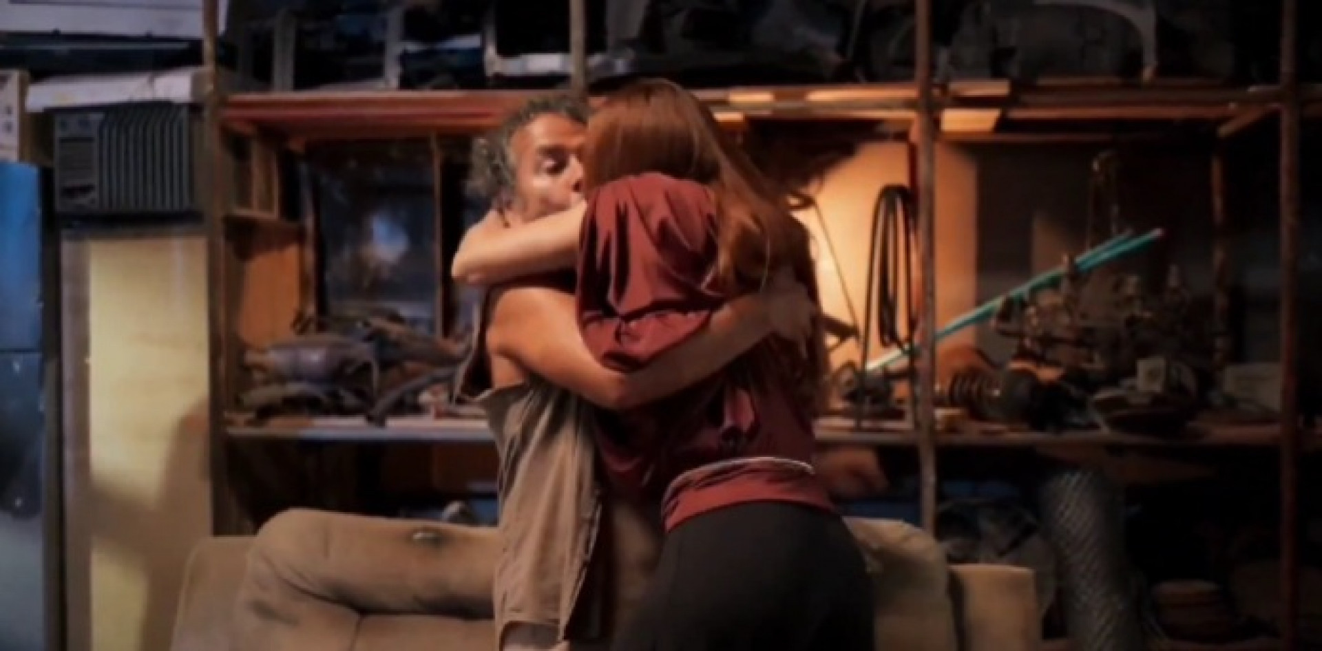 Arminda (Grazi Massafera) e Joaquim (Marcos Palmeira) - Reprodução / X