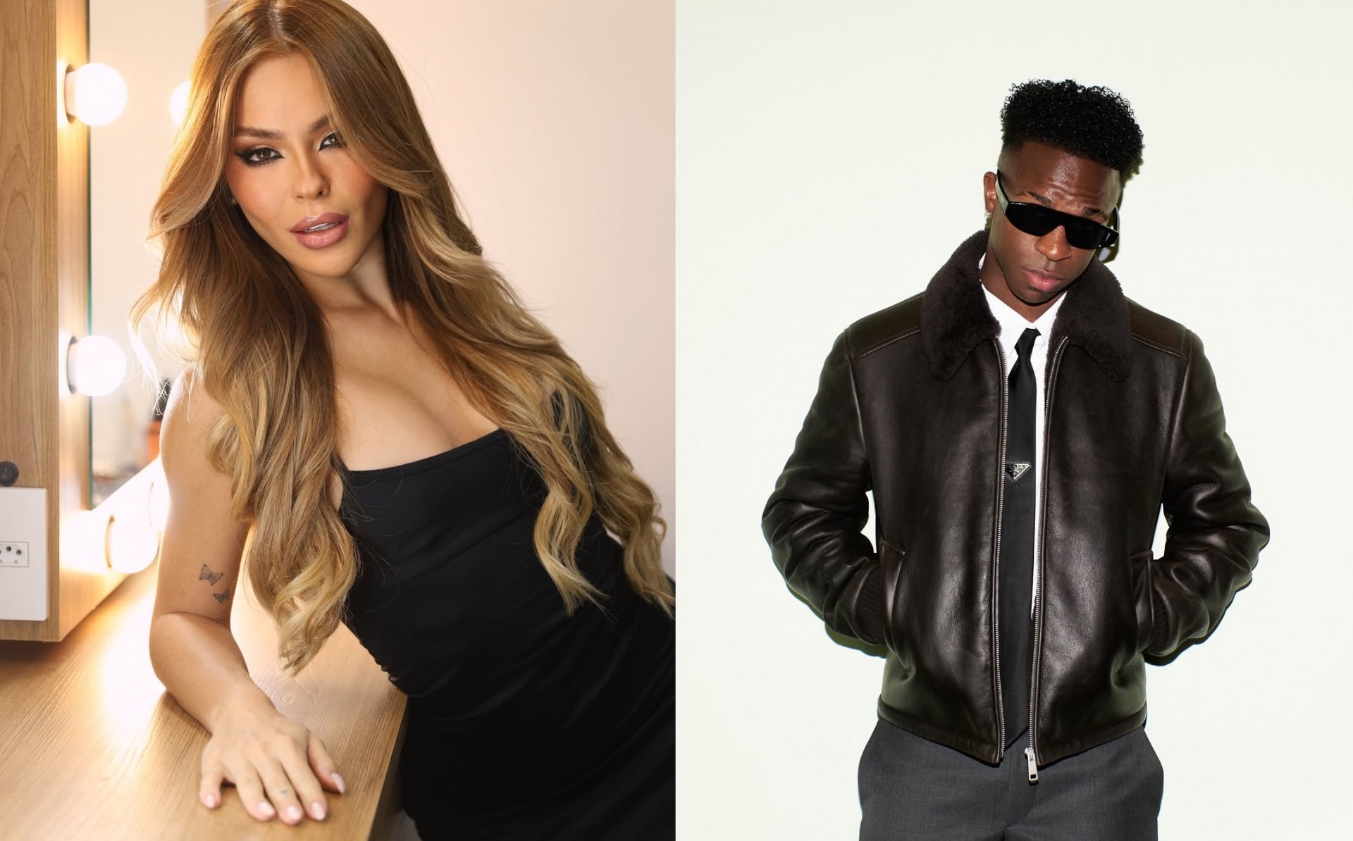 Bia Michelle e Vinicius Jr.  - Reprodução/Instagram 