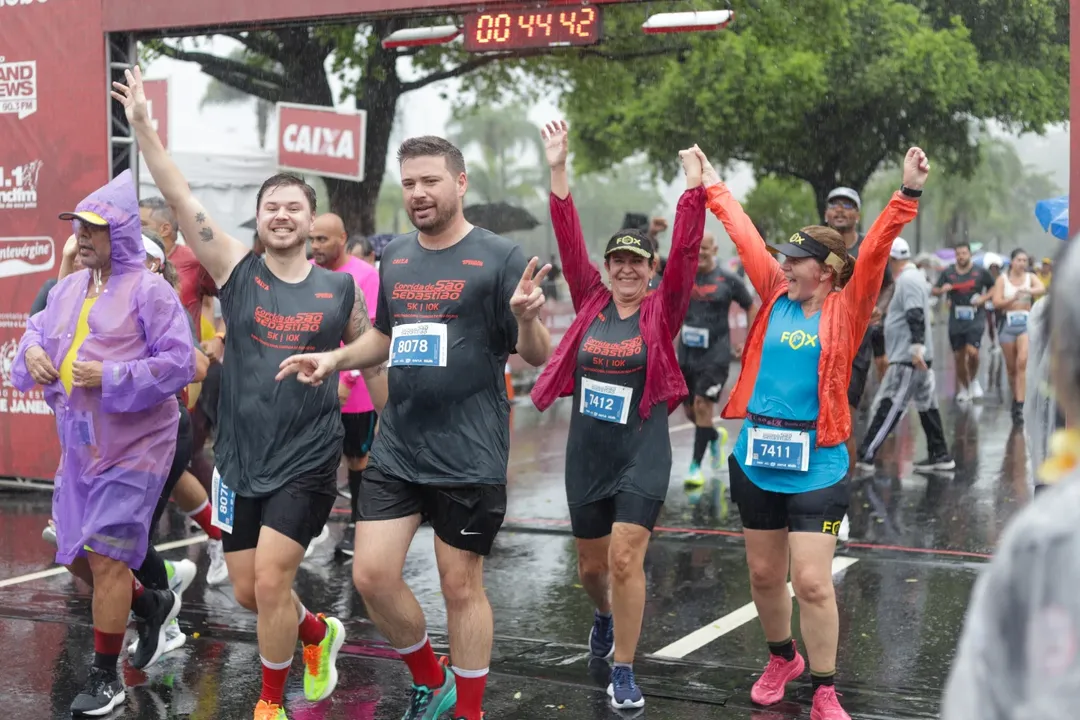 Cerca de 10 mil pessoas participaram da Corrida de São Sebastião - Beatriz Gimenes / Divulgação Secretaria Municipal de Esporte e Lazer