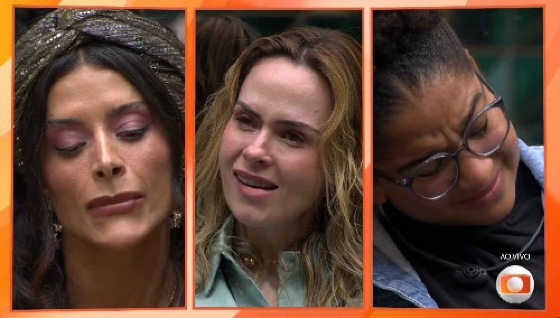 Aline Campos, Ana Paula e Milena encararam a berlinda  - Reprodução de Vídeo/Globo