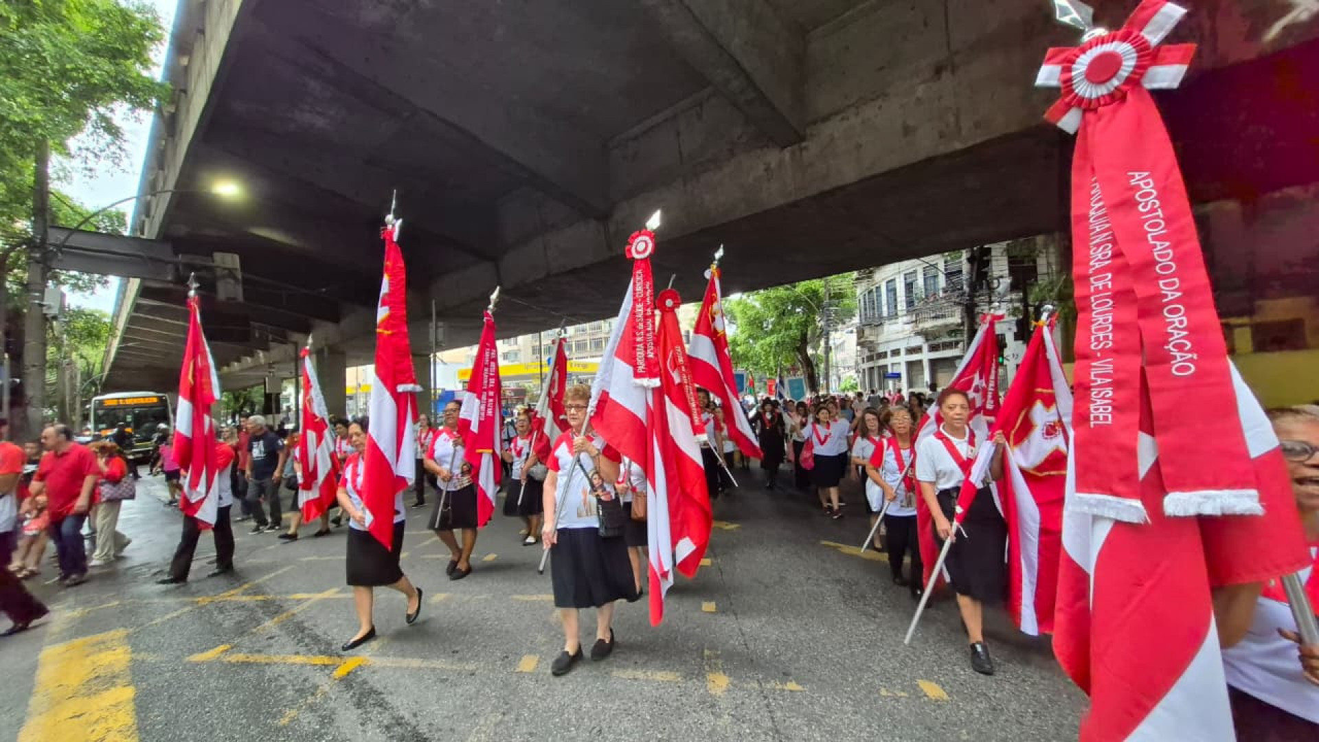 Cortejo em homenagem a São Sebastião saiu da Igreja dos Capuchinhos  - Divulgação / Arquidiocese do Rio