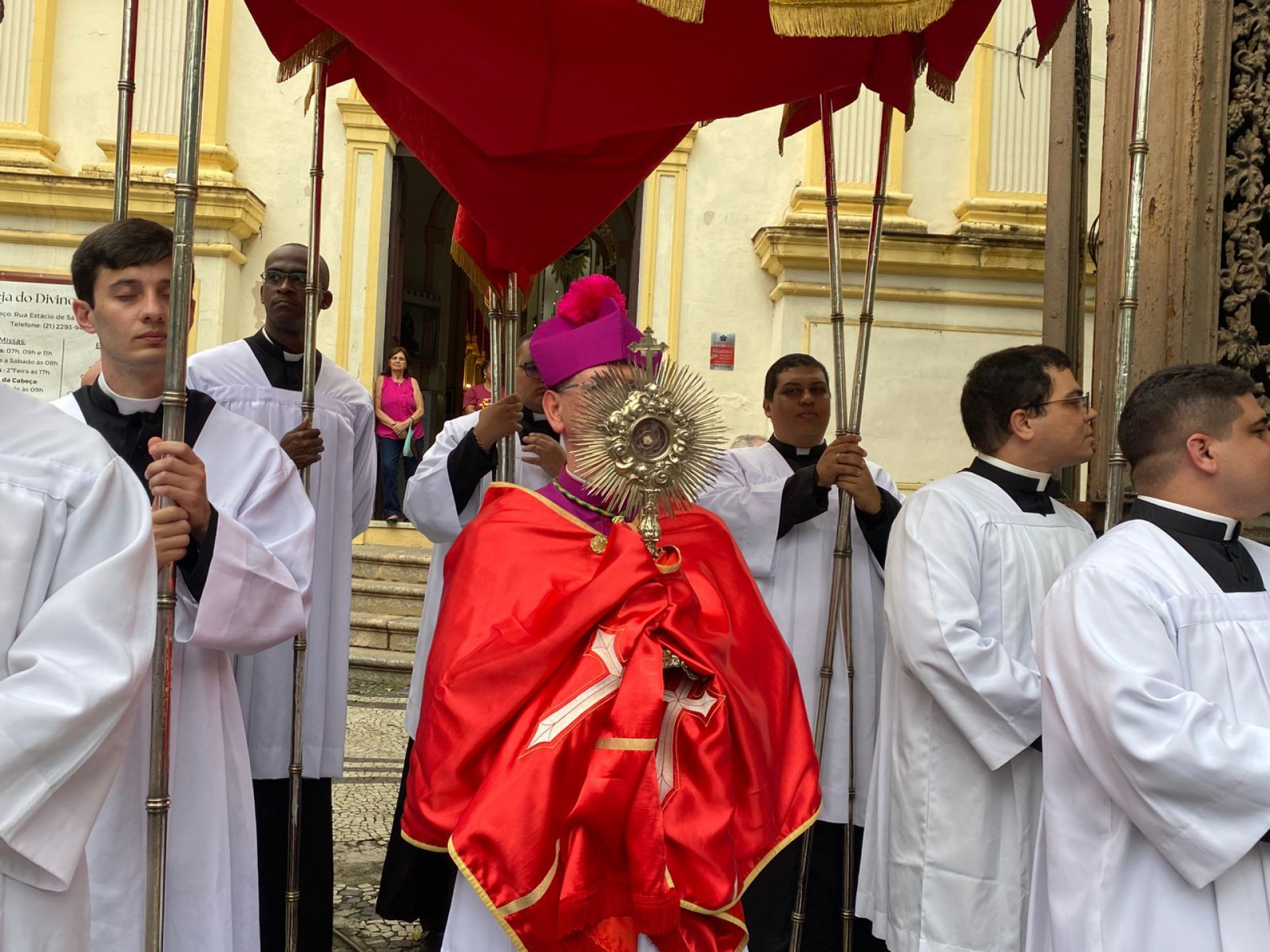 Cortejo em homenagem a São Sebastião saiu da Igreja dos Capuchinhos  - Divulgação / Arquidiocese do Rio