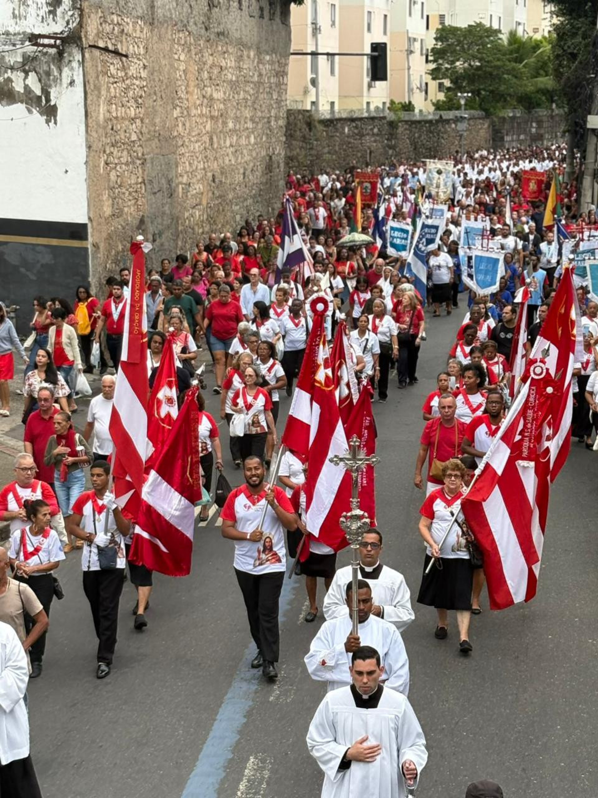 Cortejo em homenagem a São Sebastião saiu da Igreja dos Capuchinhos  - Divulgação / Arquidiocese do Rio