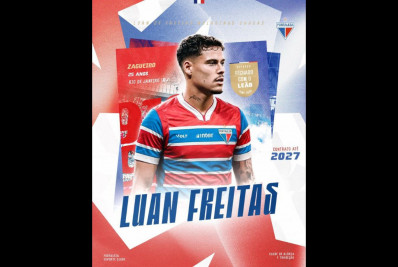 Fortaleza anuncia contratação de Luan Freitas, ex-Fluminense