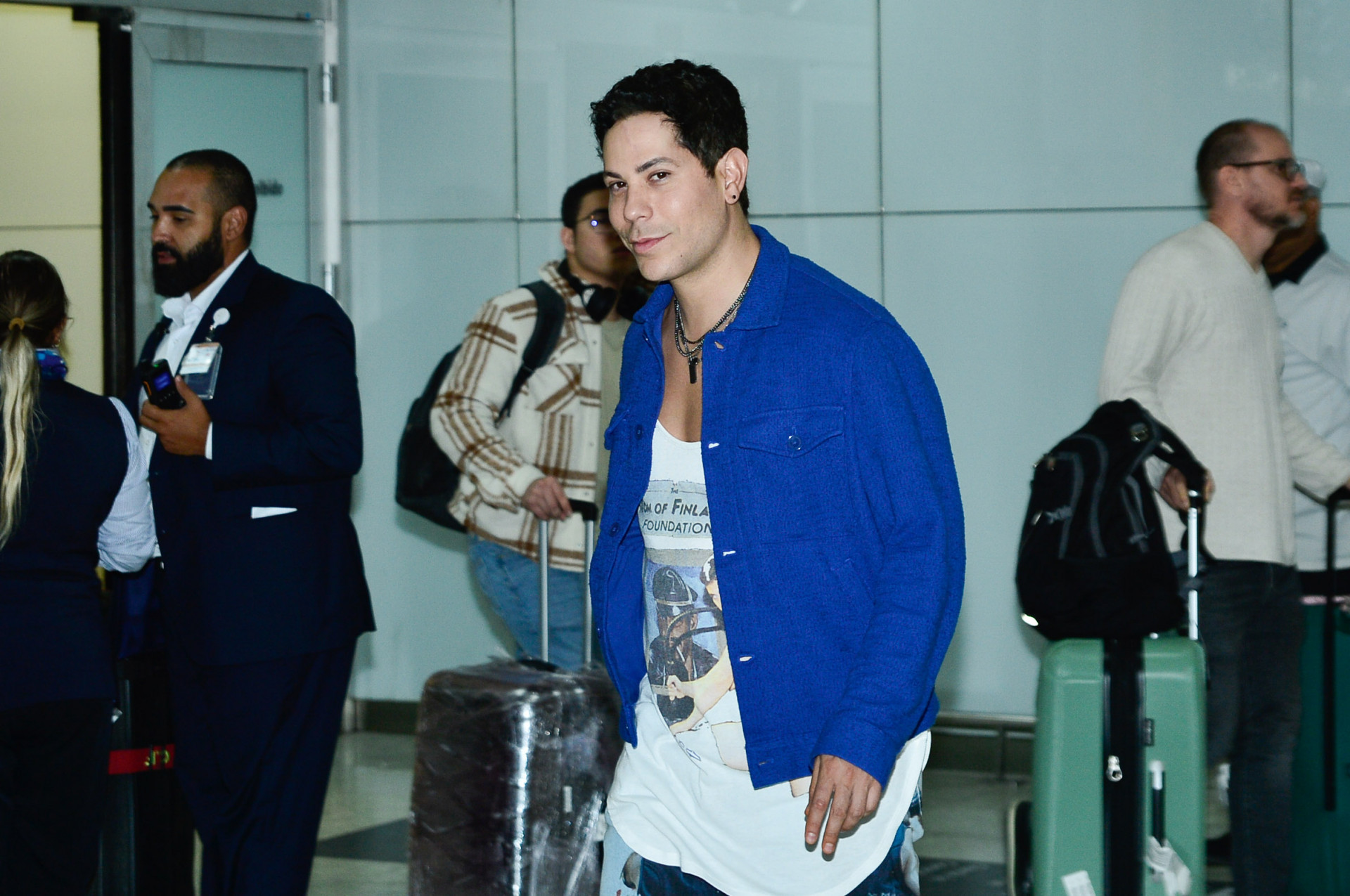 Christian Chávez desembarca em São Paulo - Eduardo Martins / Brazil News