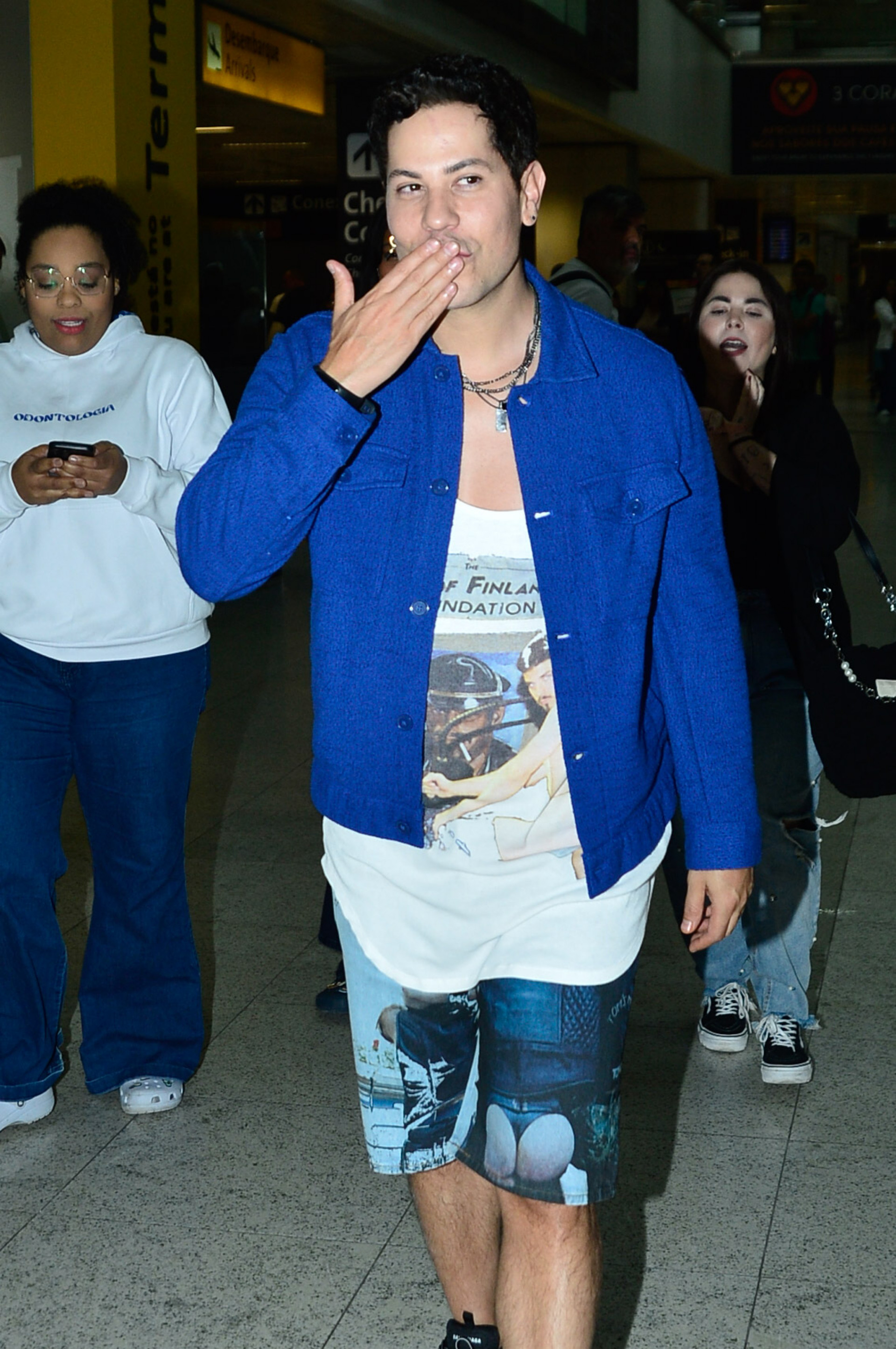 Christian Chávez desembarca em São Paulo - Eduardo Martins / Brazil News