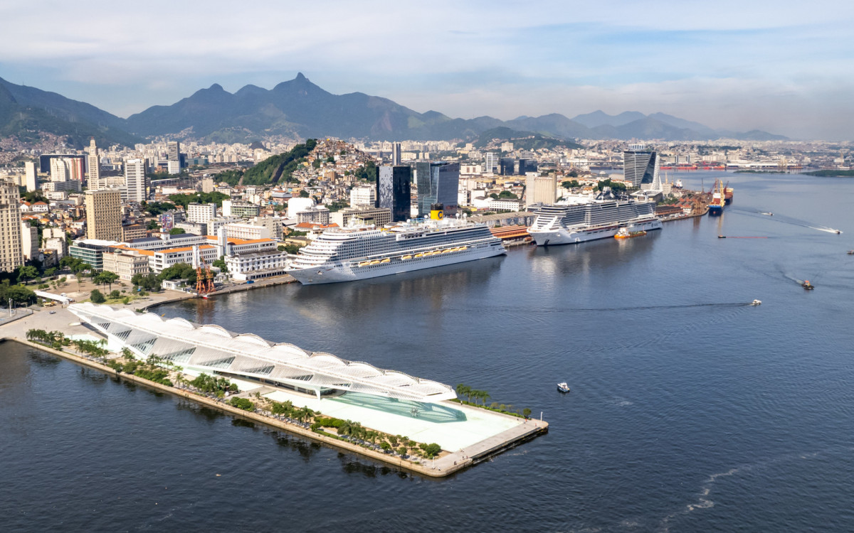 Porto do Rio de Janeiro receberá sete navios de cruzeiro durante o Carnaval