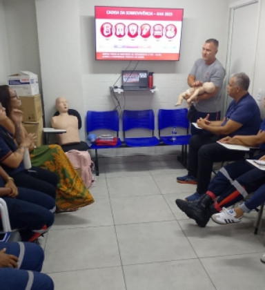 Samu de Duque de Caxias promove curso para técnicos de enfermagem