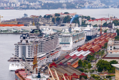 Porto do Rio receberá sete navios de cruzeiro durante o Carnaval