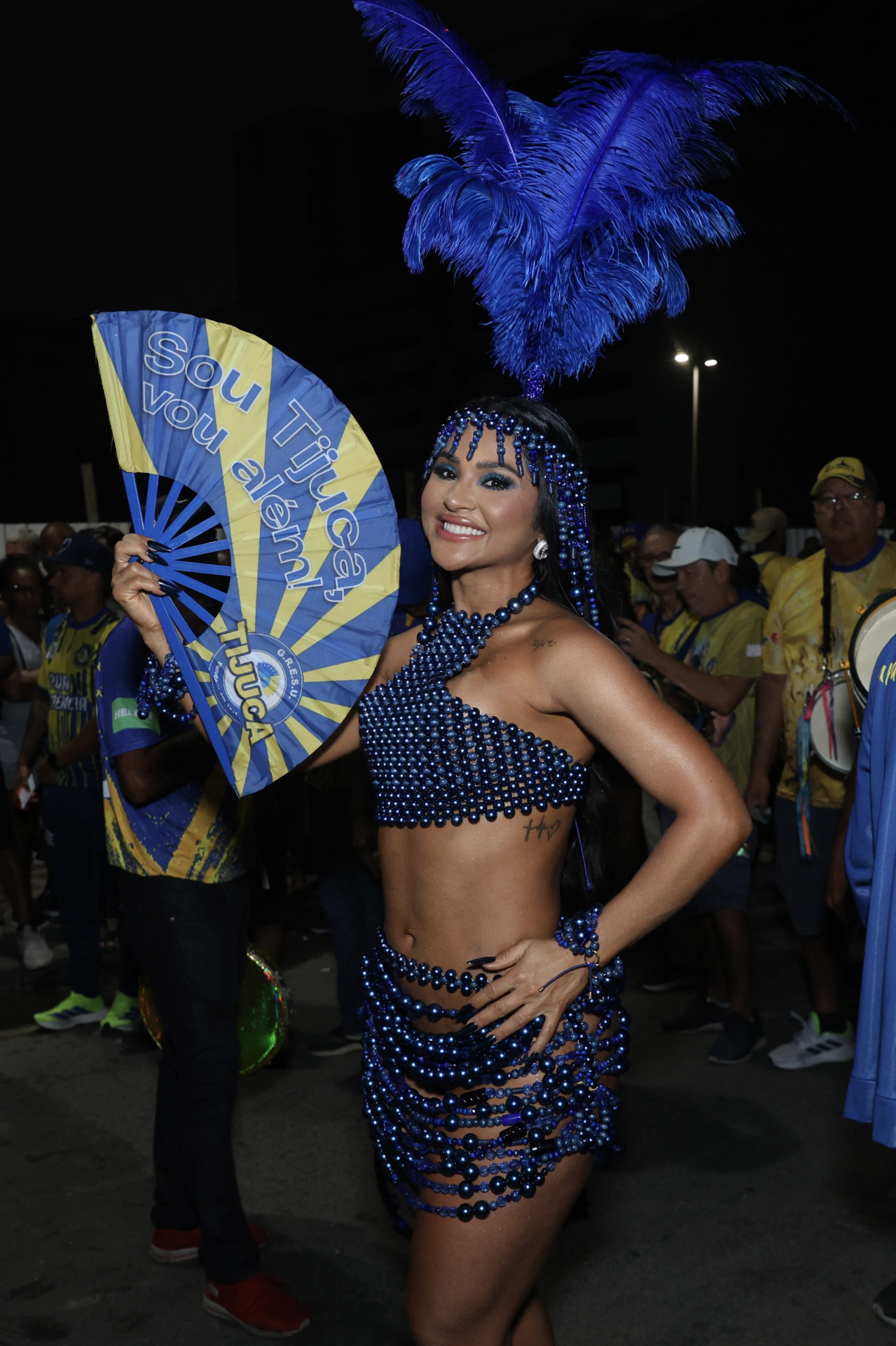 Mileide Mihaile é rainha de bateria da Unidos da Tijuca  - Roberto Filho/Brazil News 