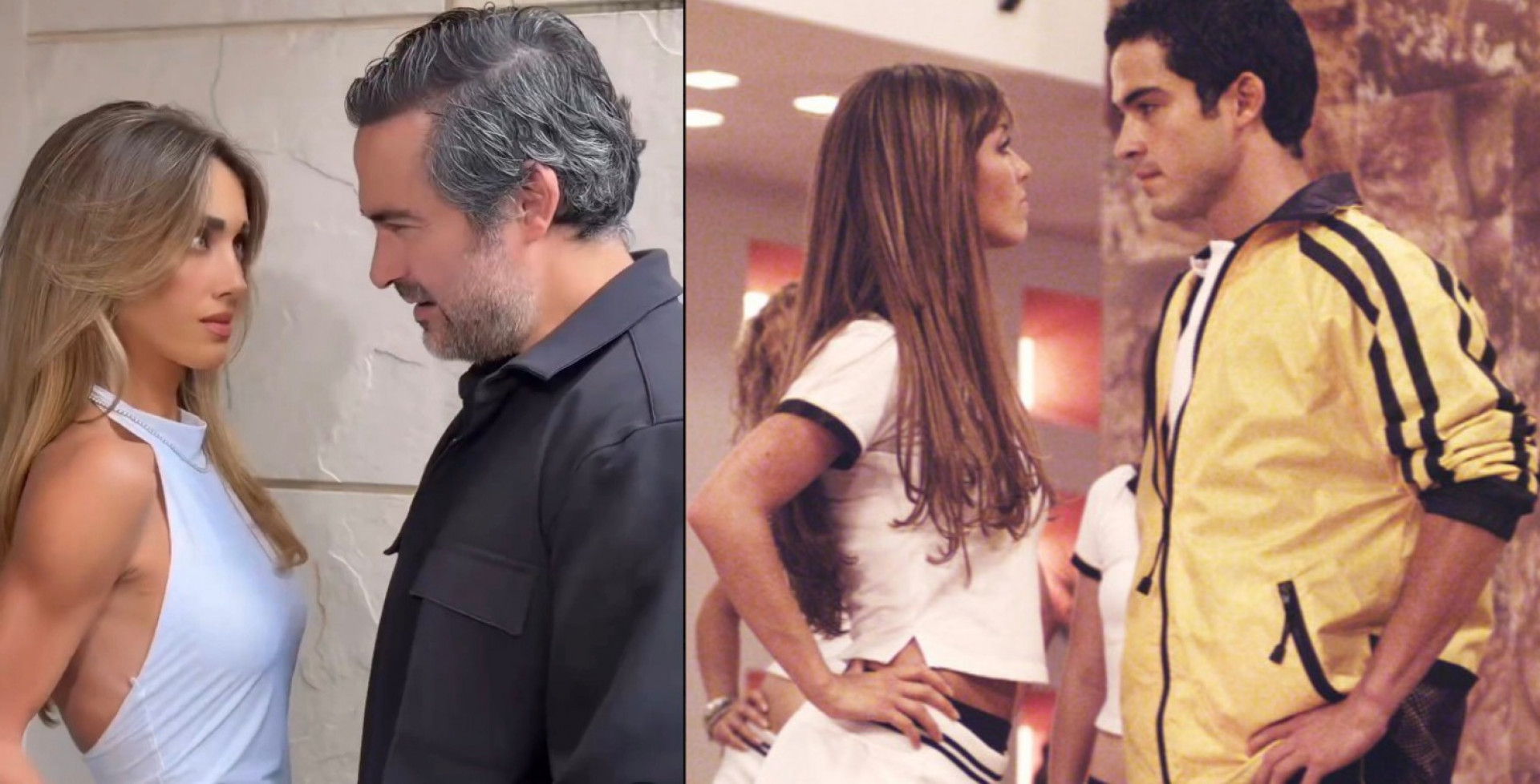 Anah&iacute; e Poncho Herrera se reencontram e, na imagem ao lado, ambos de M&iacute;a e Miguel respectivamente - Reprodu&ccedil;&atilde;o / X