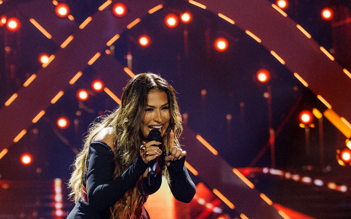 Simone Mendes grava audiovisual em Bras&iacute;lia