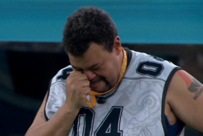 BBB 26: Babu Santana vence a prova do líder e se emociona: 'Duas edições pra isso'