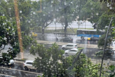 Vídeo: árvore cai em frente a shopping em Botafogo e fere quatro pessoas
